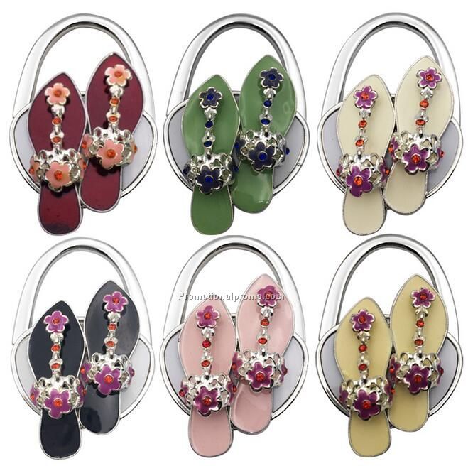 Flip flops Shoe Shaped Folding Purse hook gift