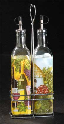 oil and vinegar set with decal
  
   
     
    