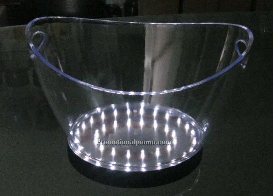 Flash Plastic Led Ice Bucket For Bar And Club