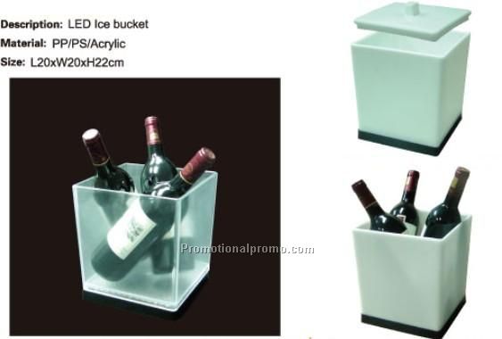PP/PS/Acrylic LED ice buckets