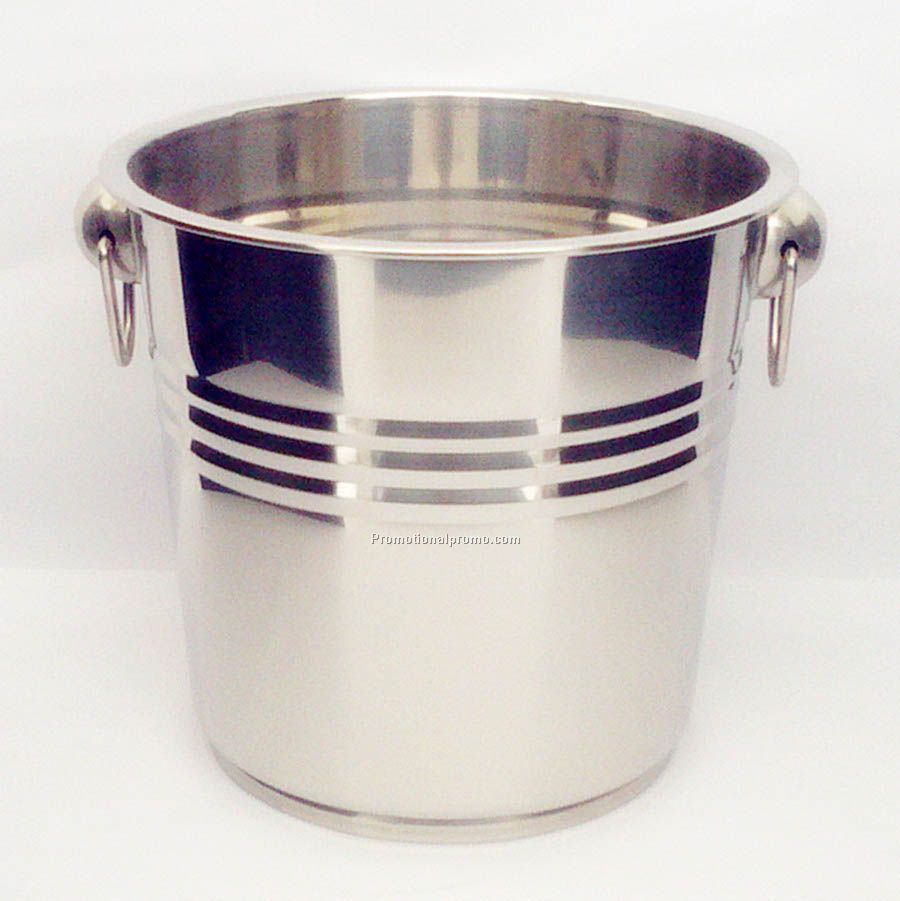 Stainless steel ice bucket