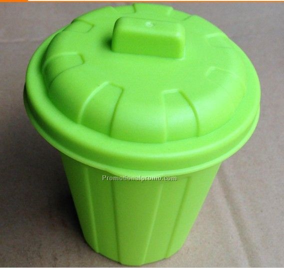 Mini car trash can