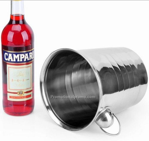 Stainless steel ice bucket