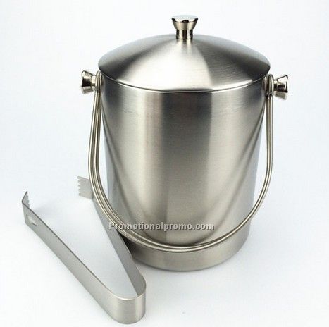 Stainless steel ice bucket set