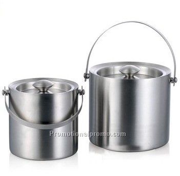 Double Wall Stainless Steel Ice Bucket