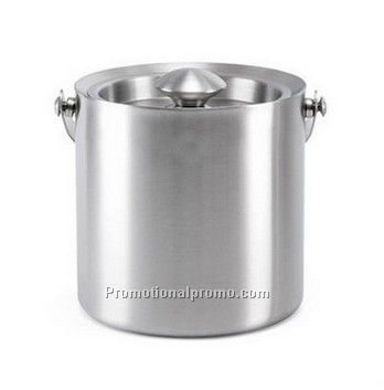 2L Wine Cooler Double Wall Stainless Steel Ice Bucket With Handle