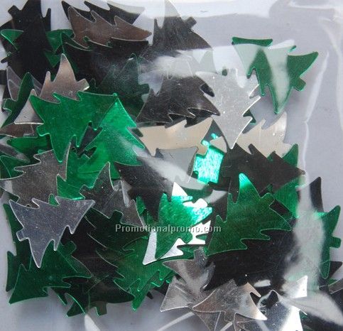 Xmas tree confetti