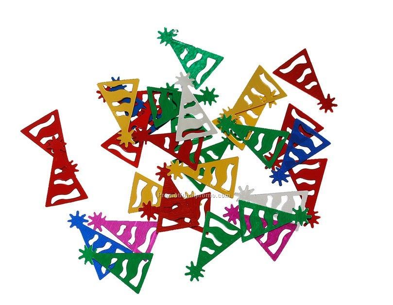 Xmas hat confetti