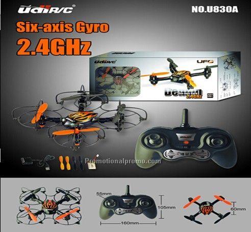 2.4Ghz Mini 4 Channel 6 AXIS Gyro quadcopter with