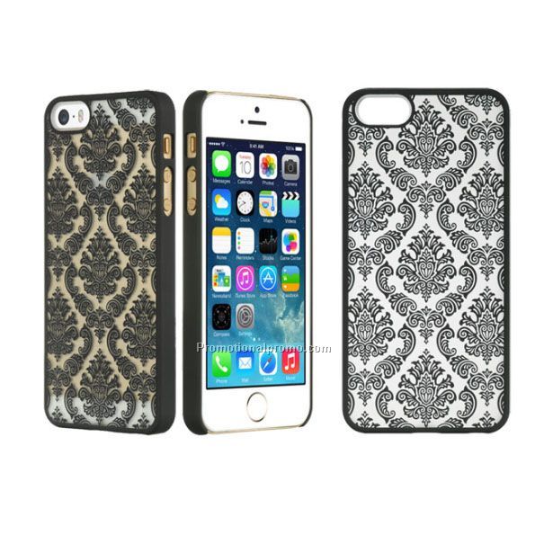 New Nylon Lace Design Rubber Cell Phone Case for iPhone 5s