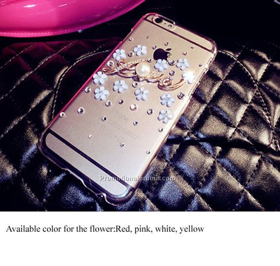 Ultrathin CZ diamond phone case for Iphone 6 plus, 5s,4s