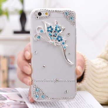 Crystal fashion back cover case for iphone 6 6 plus