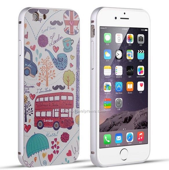 High quality bumper case for iphone 6 6plus, bumper back cover PC case for iphone