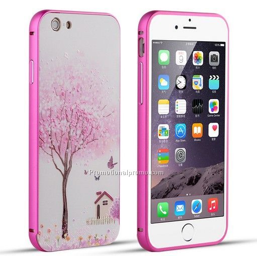 High quality bumper case for iphone 6 6plus, bumper back cover PC case for iphone