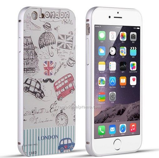 High quality bumper case for iphone 6 6plus, bumper back cover PC case for iphone
