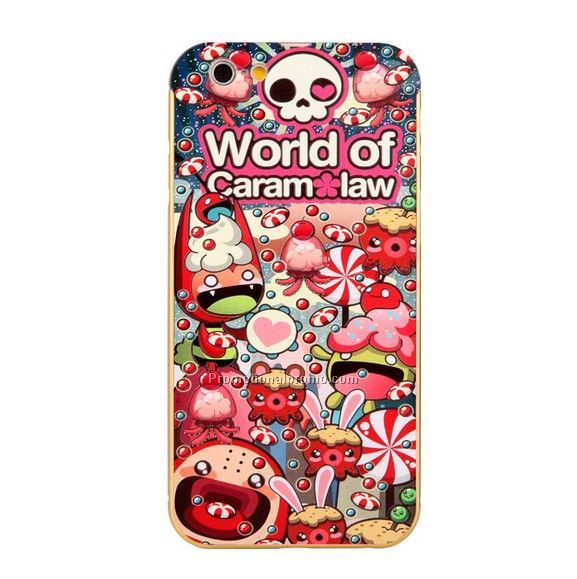 Hot Sale Bumper Acrylic Backboard Case For iPhone 6 6plus