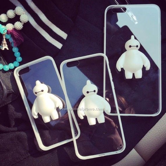 Cartoon soft TPU case for iphone 6 6plus, Baymax case