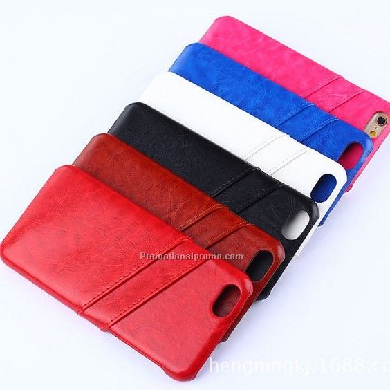 Plug-in card leather case for iphone 6 6plus