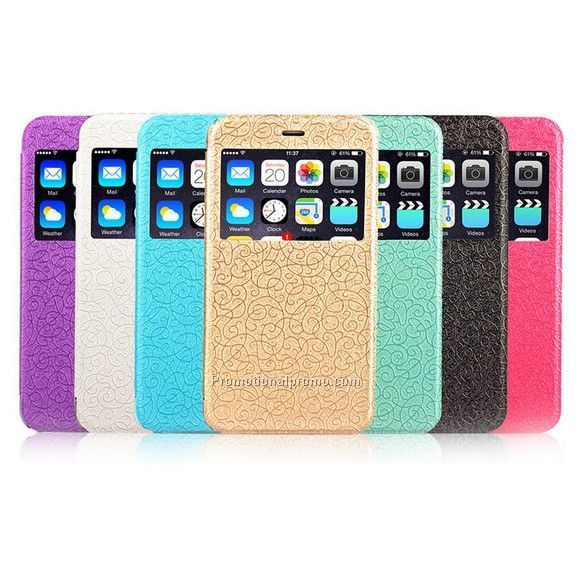 Flip window case for iphone 6 6plus