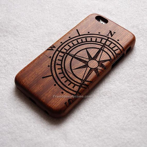 OEM logo genuine wood case for iphone 6 6plus