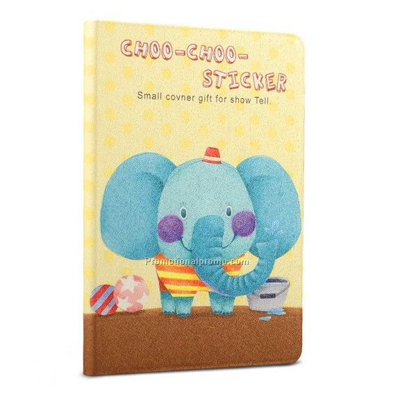 Cartoon PU leather tablet case bracket for ipad all model