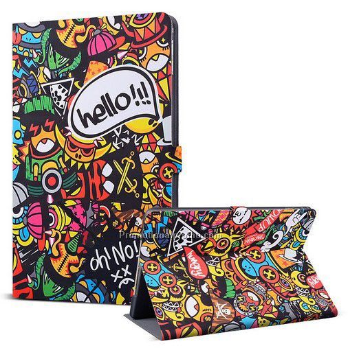 Bracket PU leather case for ipad