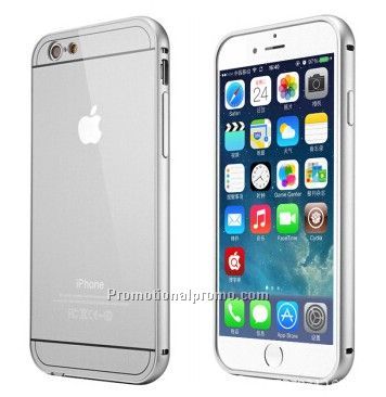 High-end aluminum bumper case for iphone 6 6plus, PC back cover case