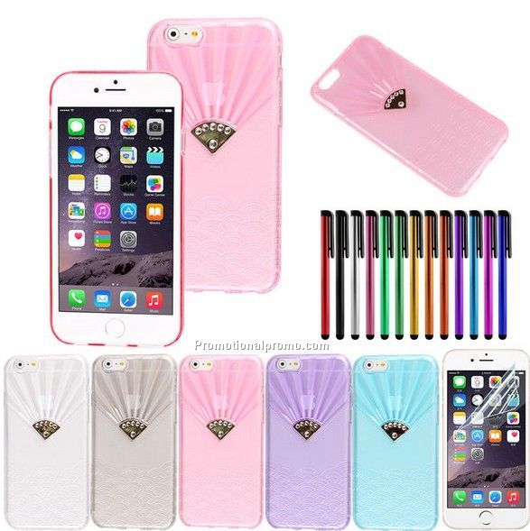 Soft TPU color case for iphone 6 6plus