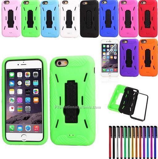Soft silicon case for iphone, phone bracket