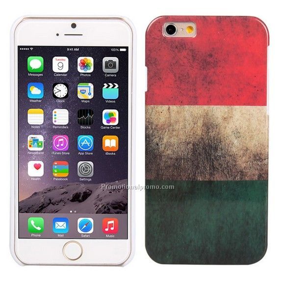 FLag hrad PC case for iphone 6