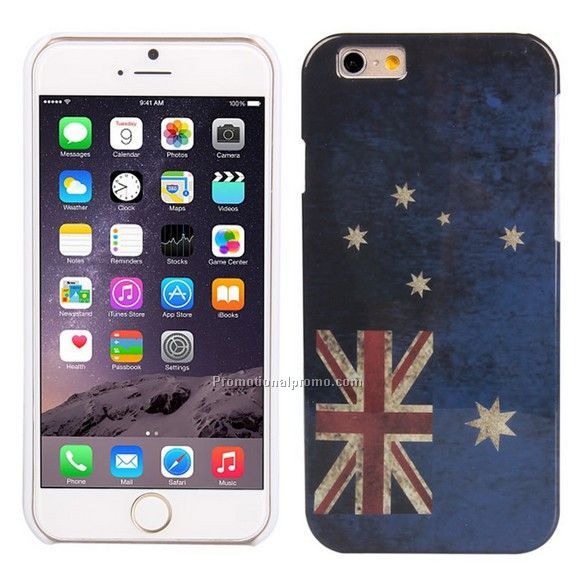 FLag hrad PC case for iphone 6