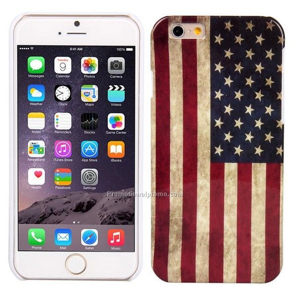 FLag hrad PC case for iphone 6