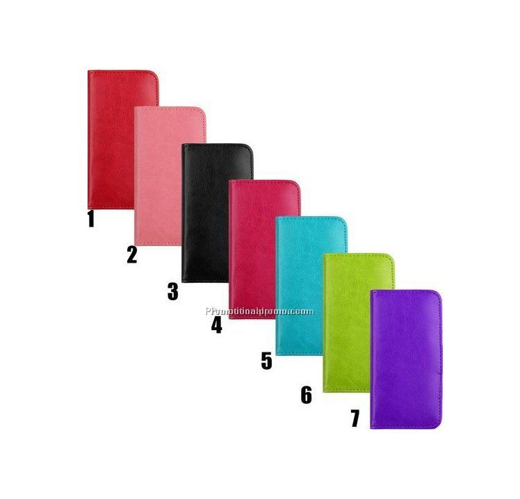 PU Leather case wallet flip case for iphone 6