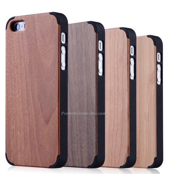 Genuine wood case for iphone 5 5s, top oem logo wood case for iphone samsung
