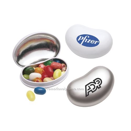 Jelly Belly - Silver Tin & Candy, 2.5