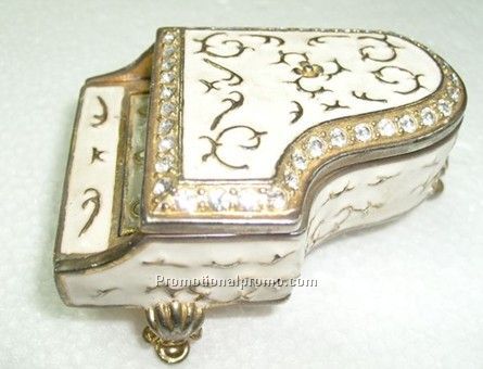 Antique Piano Jewelry Box