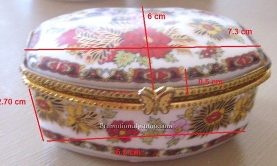 Porcelain Jewelry Box