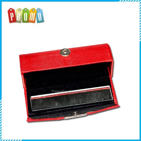 Travel Cosmetic Lipstick Case With Mirror