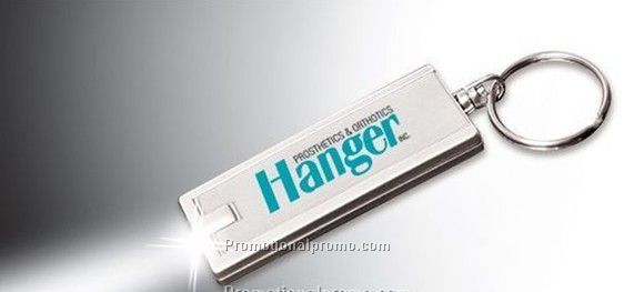 Aluminum Keychain with flashlight