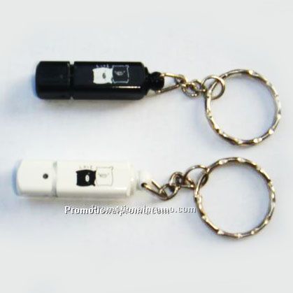LED flashlight keychain