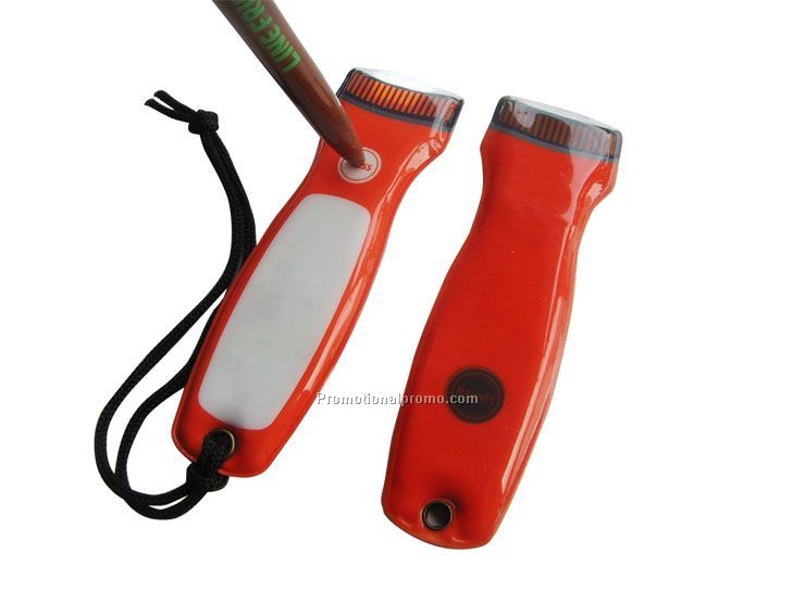 Promotional PVC Torch Magnet LED keychain