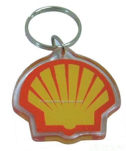 Acrylic Shell keychain, acrylic frame keychain