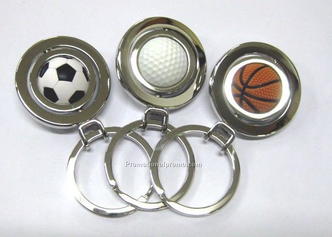 Promotional Metal Soccer Ball with Keychain