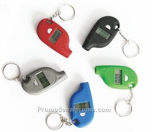 Tire gauge/Barometer keychain