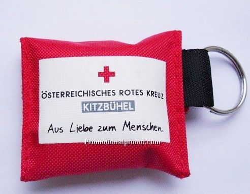 Cpr Shield In Keychain Pouch