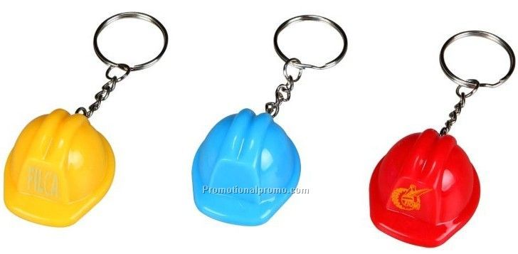 Mini Plastic Hard Hat Keyhain