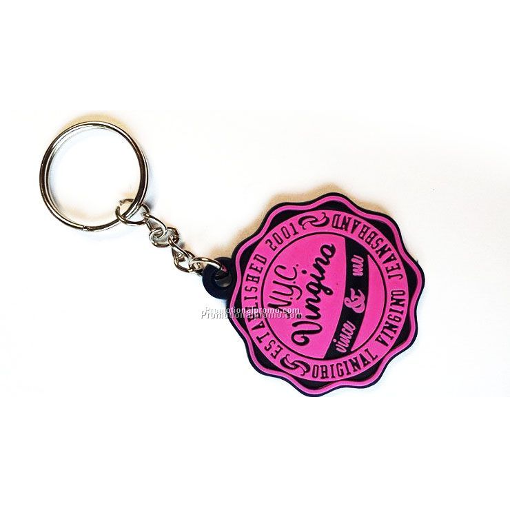 PVC cookie pendant keychain