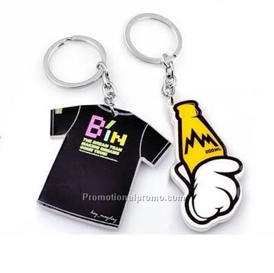 Cartoon acrylic keychain, creative gift
