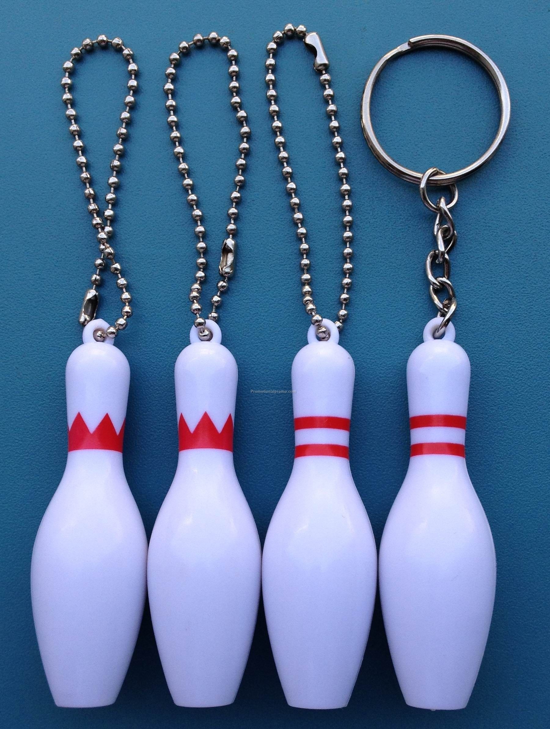 Bowling Pin Keychain