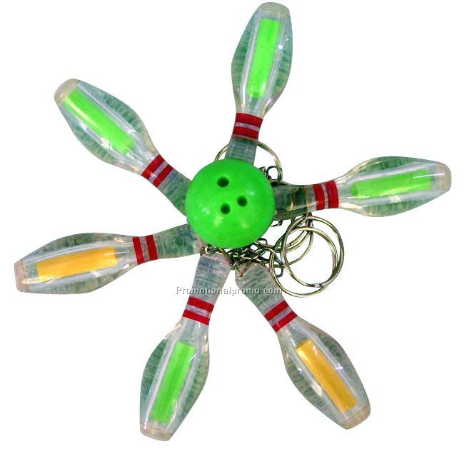 Crystal Pin Keychain